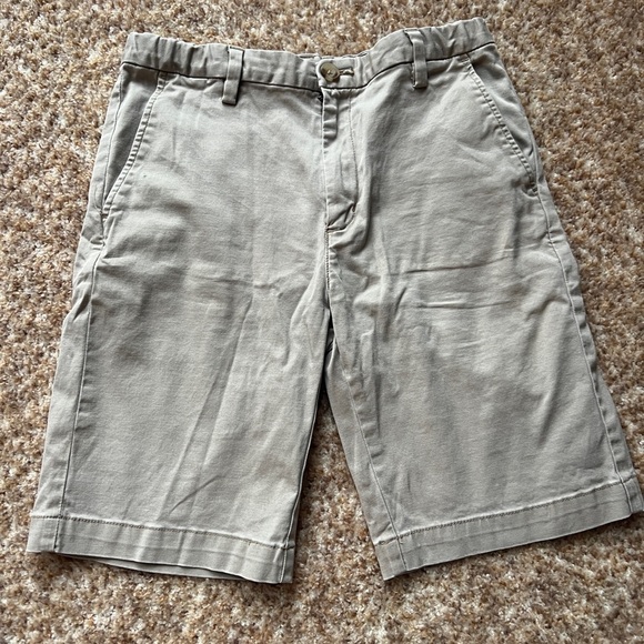 Vineyard Vines Shorts Boys 14 Tan khaki Adjustable Waist - Picture 1 of 4